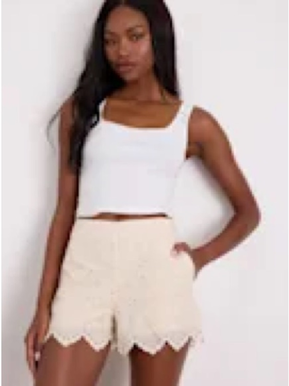 Scalloped eyelet Shorts EL NWT